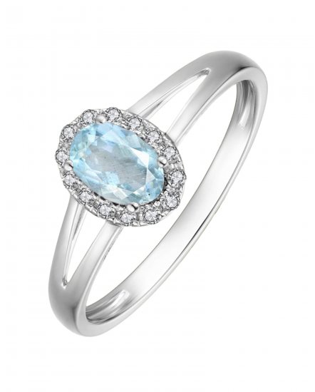 OVAL COLORED STONE DIAMOND RING (VR407)